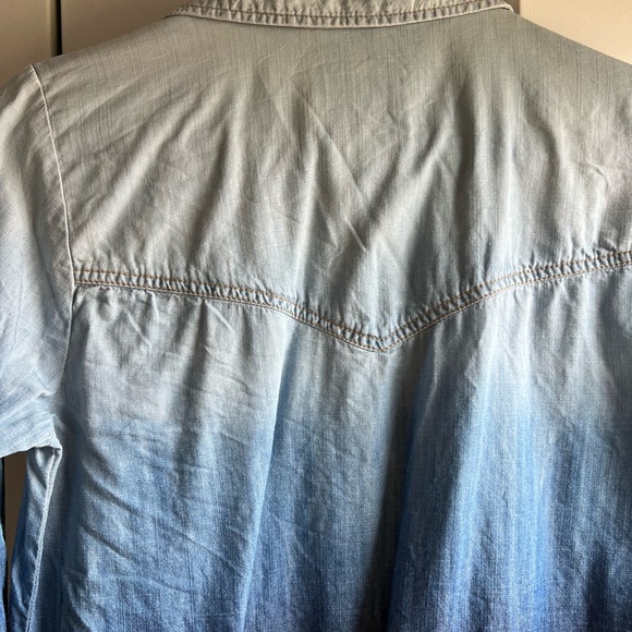 Ombré Blue Jean Button Down - Picture 5 of 9